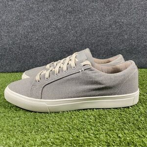 Steve Madden P-Bellow Sneakers Men's Size 11 Low Top Grey Canvas Lace Up